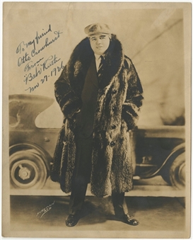 1926 Babe Ruth Signed and Inscribed Photograph (PSA/DNA)